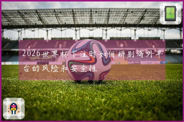 2026世界杯下注时如何辨别海外平台的风险和安全性