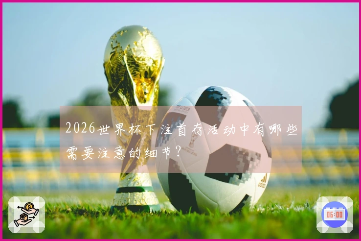 2026世界杯下注首存活动中有哪些需要注意的细节？
